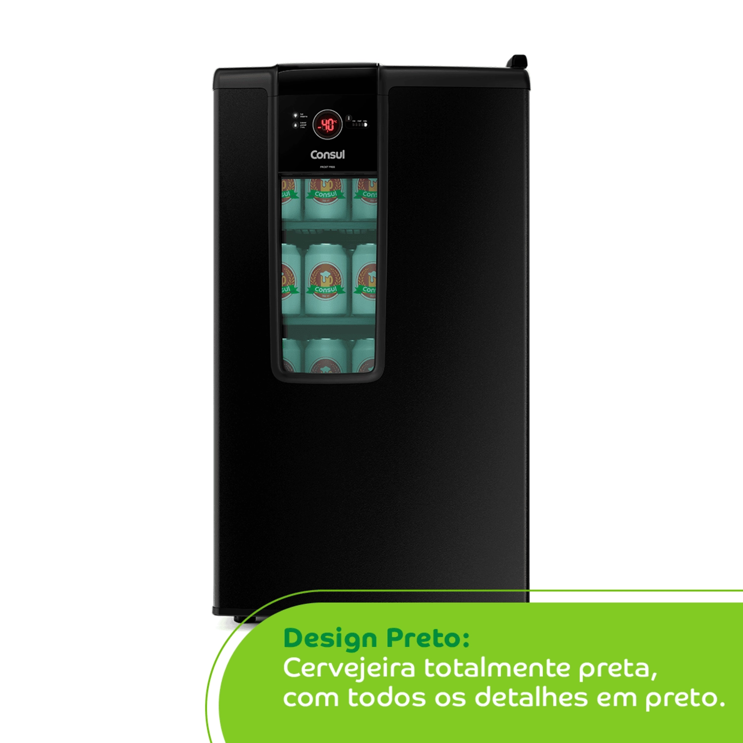 Cervejeira Consul Preta - CZE12BE 220v