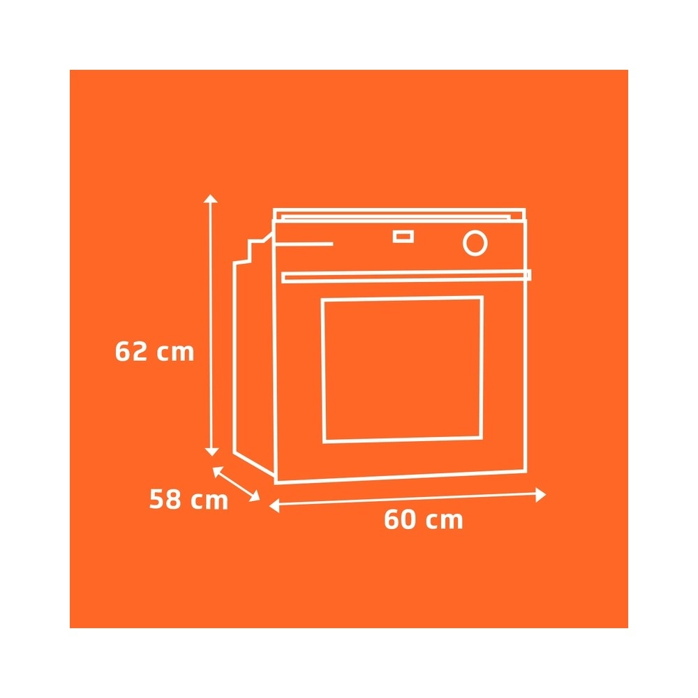 Forno de Embutir Brastemp a Gás BOA84AE Grill Touch Timer 78L 220V