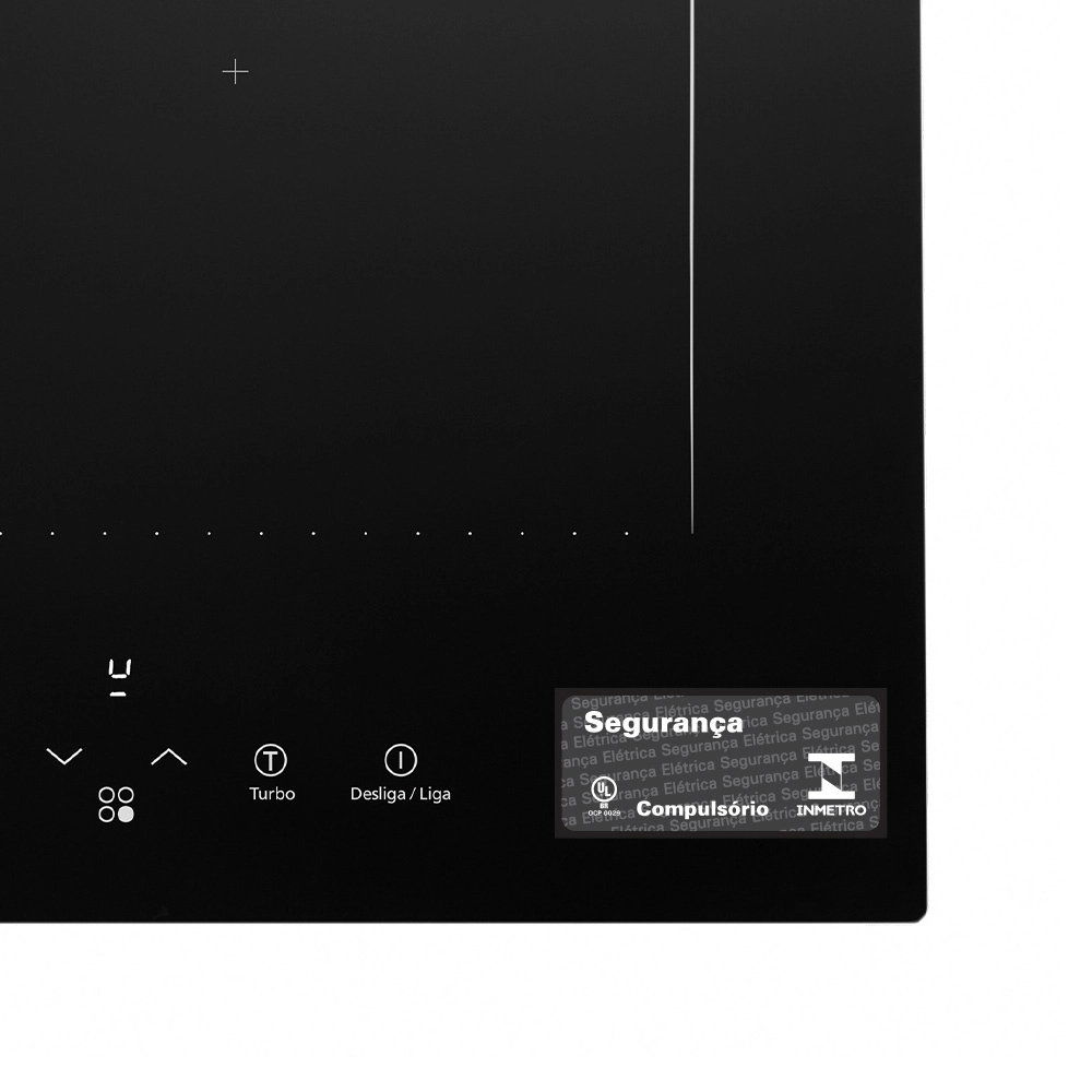 Cooktop de Indução Panasonic 4 Zonas Painel Touch Preto - KY-W648CLRPK 220v