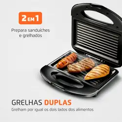 Grill e Sanduicheira Mondial Premium S-07