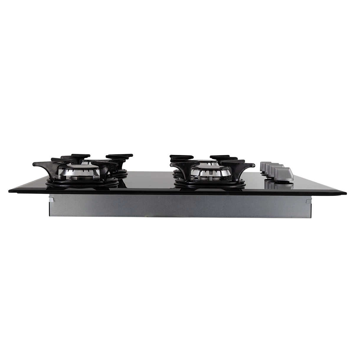 Cooktop Britânia BCT4P 4 bocas Vidro Bisotê Bivolt