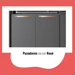 Paneleiro de Cozinha Telasul Emília 70 cm 3 Portas Telasul