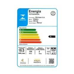 Frigobar Consul Retrô 117 Litros Vermelho Carmim - CRA12AV 220v