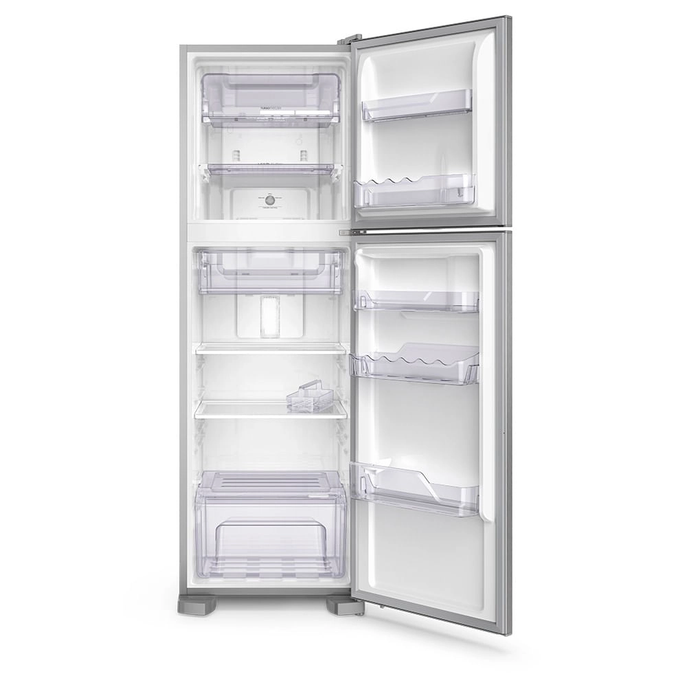 Geladeira Electrolux Frost Free 400L Efficient Turbo Freezer Duplex Inox Look (DFX44) 220 V