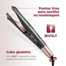 Prancha Alisadora Mondial Twist P-29 Bivolt PRANCHA ALISADORA P-29 BIVOLT TWIST