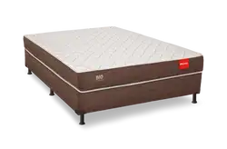 Cama Box Casal Molas Ensacadas Bio (Colchão + Base) Reconflex