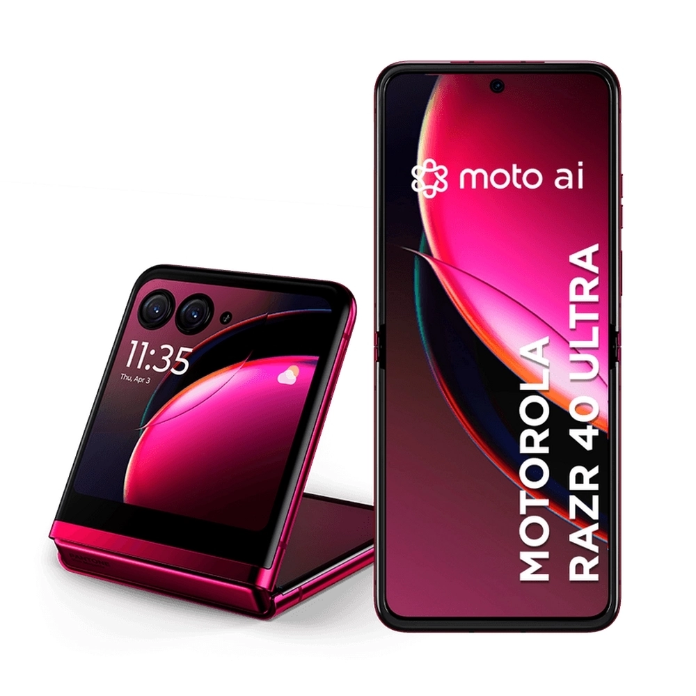 Smartphone Motorola Razr 40 Ultra 5G 256GB XT2321-1 8GBRAM Android 13 Tela Dobrável 6,9 Viva Magenta