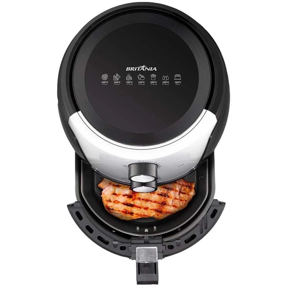 Fritadeira Elétrica Britânia Air Fryer BFR38P 4,2L 1500W Preto 220V