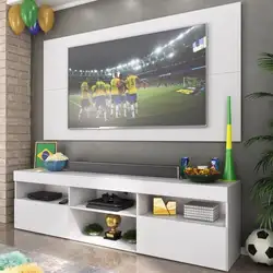 Rack com Painel TV 65" Holanda Multimóveis BR3059 Branco