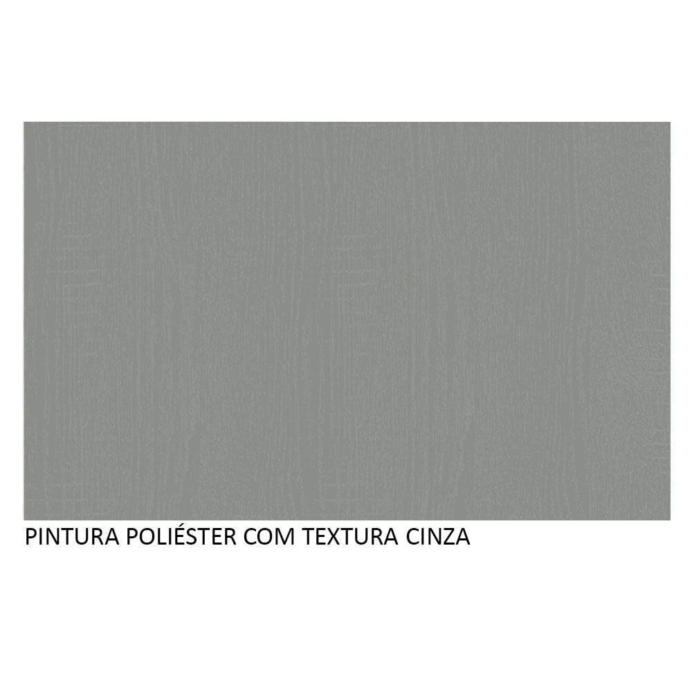 Armário de Cozinha Completa 320cm Cinza Nice Madesa 06 Cor:Cinza