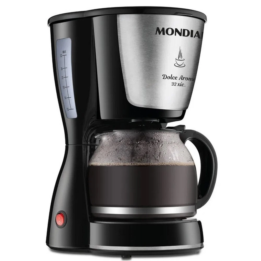 Cafeteira Elétrica Mondial Dolce Arome C-32 32 Xícaras Preta 220V