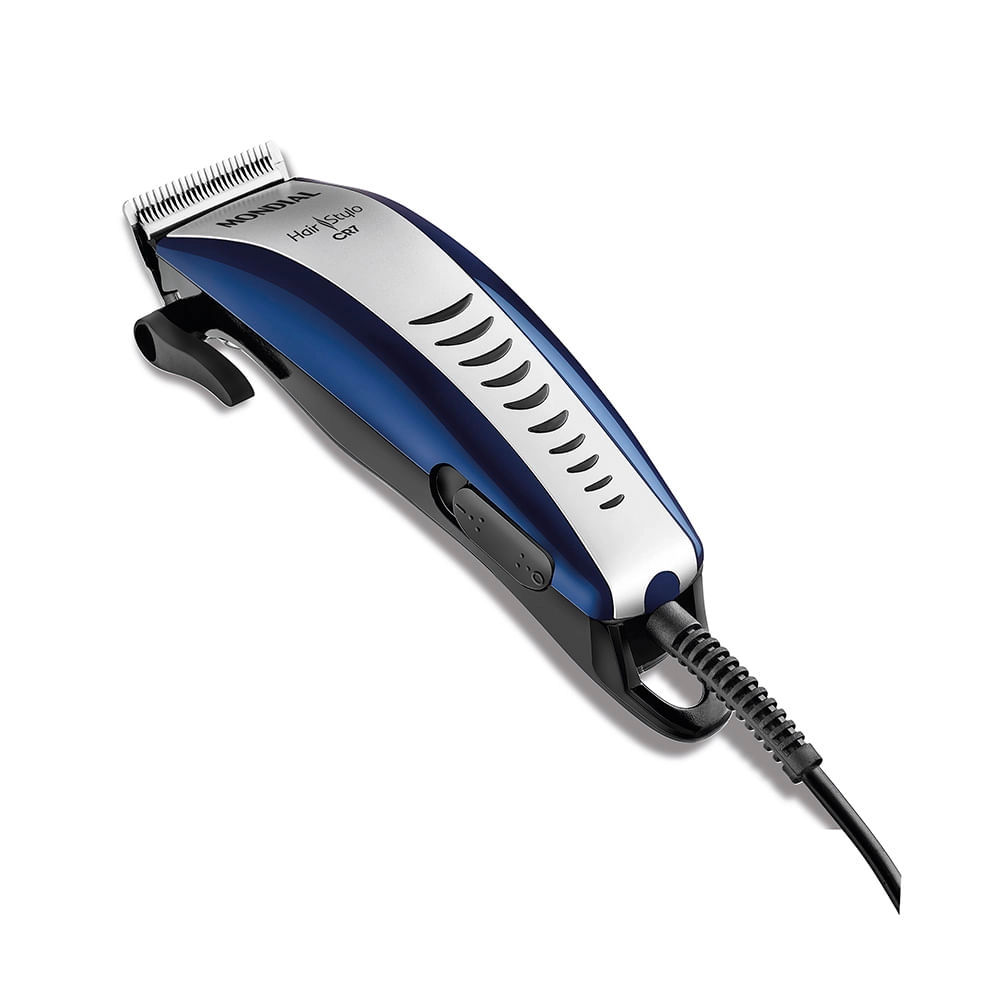 Cortador de Cabelos Mondial Hair Stylo CR-07 CORTADOR CABELO-220V-AZUL / PRATA