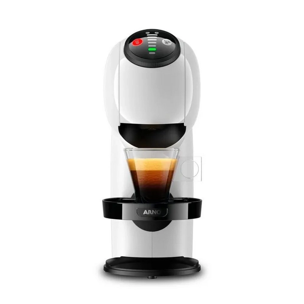 Cafeteira Elétrica Arno Dolce Gusto Genio S Basic Multibebidas Digital Automática DGS1 Branca 220V