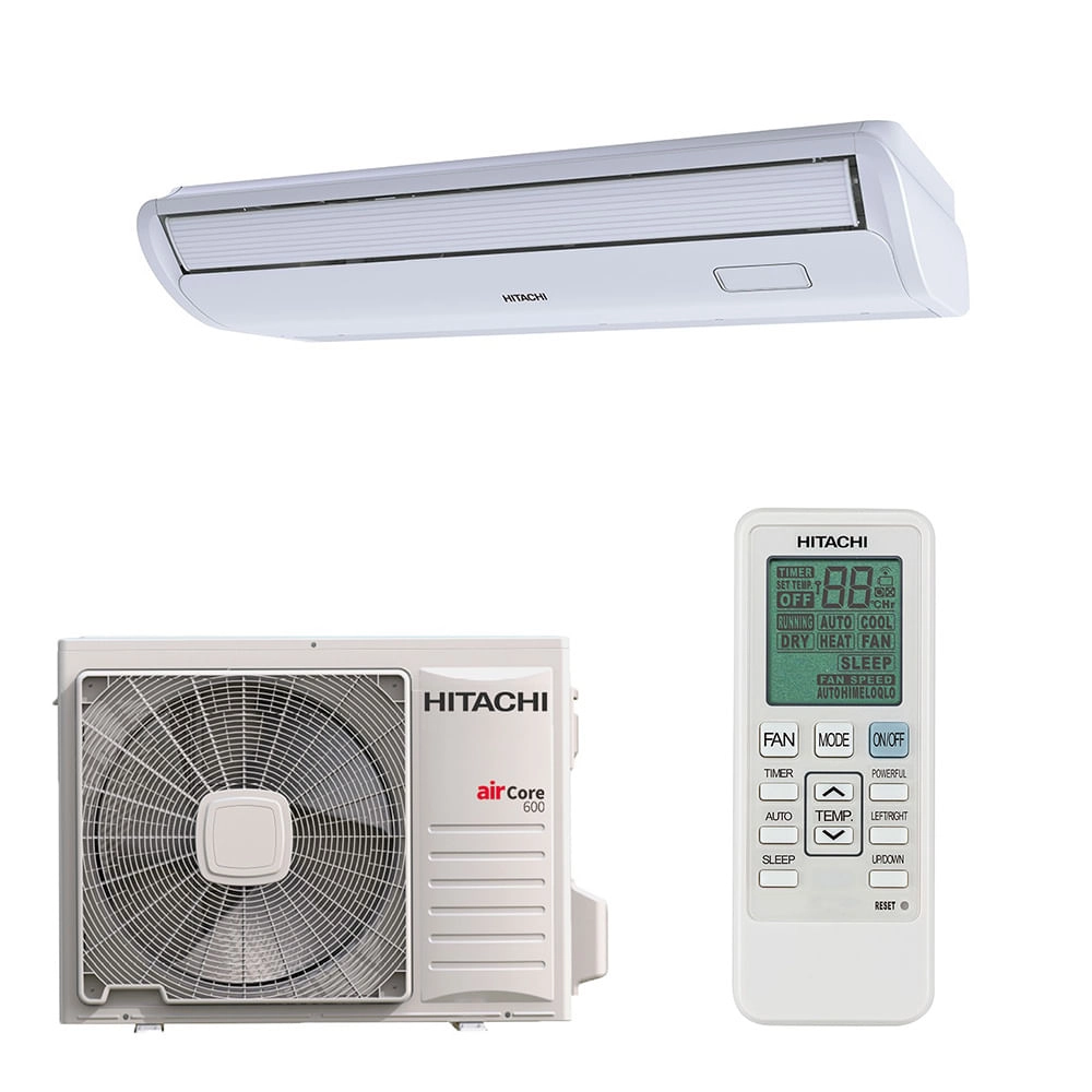 Ar Condicionado Piso Teto Inverter Hitachi AirCore 36.000 Btus Quente e Frio 220v