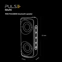 Caixa de Som Mini Pulsebox 30W Bluetooth 5.0/AUX/SD Pulse - SP603 SP603