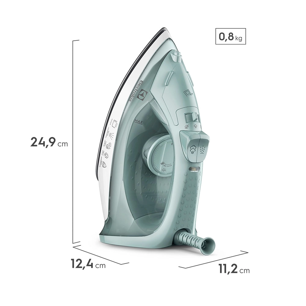 Ferro de passar a Vapor e a Seco Electrolux Efficient (ESI11) 220V