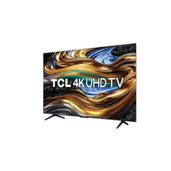 TV LED Smart 65" TCL 65P755 Ultra HD 4K Google TV 3 HDMI 1 USB Comando de Voz Preto Bivolt