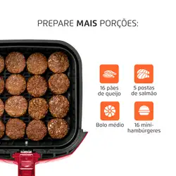 Fritadeira Sem Óleo Air Fryer 4L Mondial AFN-40-RI AIR FRYER AFN-40-RI 220V/60Hz