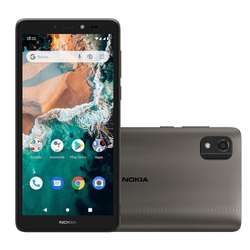 Smartphone Nokia C2 2nd Edition 64GB NK109 Dual Chip Android 11 Go Tela 5,7 Cinza