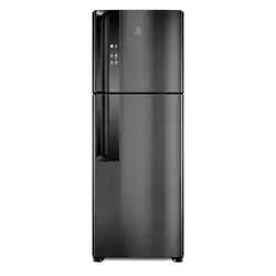 Geladeira Electrolux Top Freezer Frost Free  474LEfficient Black Inox Look com Autosense (IF56B) 220V