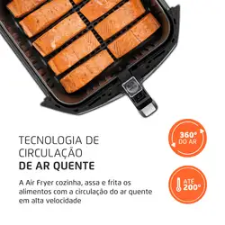 Fritadeira Sem Óleo Air Fryer 8 Litros AFN-80-BI Mondial