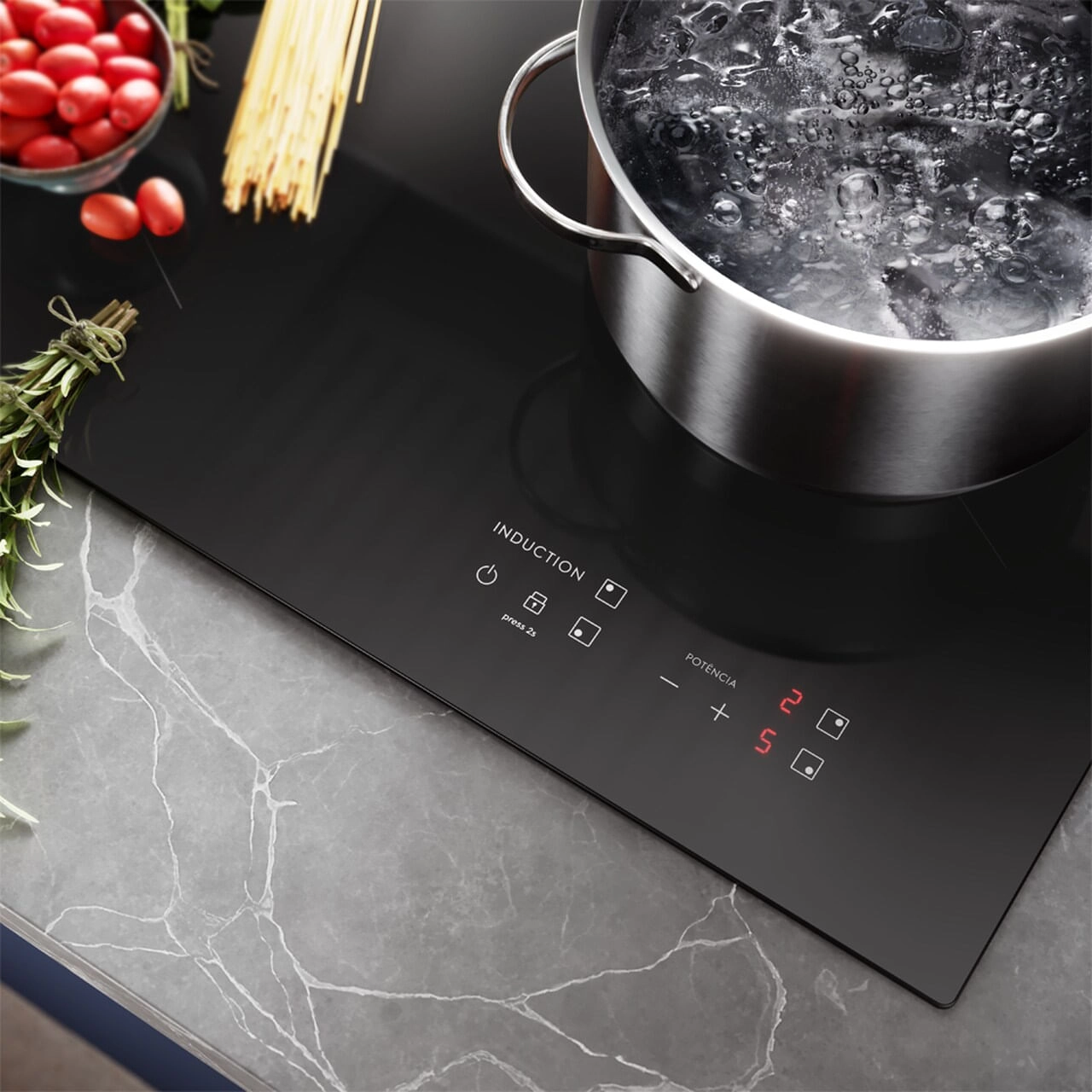 Cooktop de Indução Electrolux 4 Zonas com Powerboost Preto (IE6LP) 220V