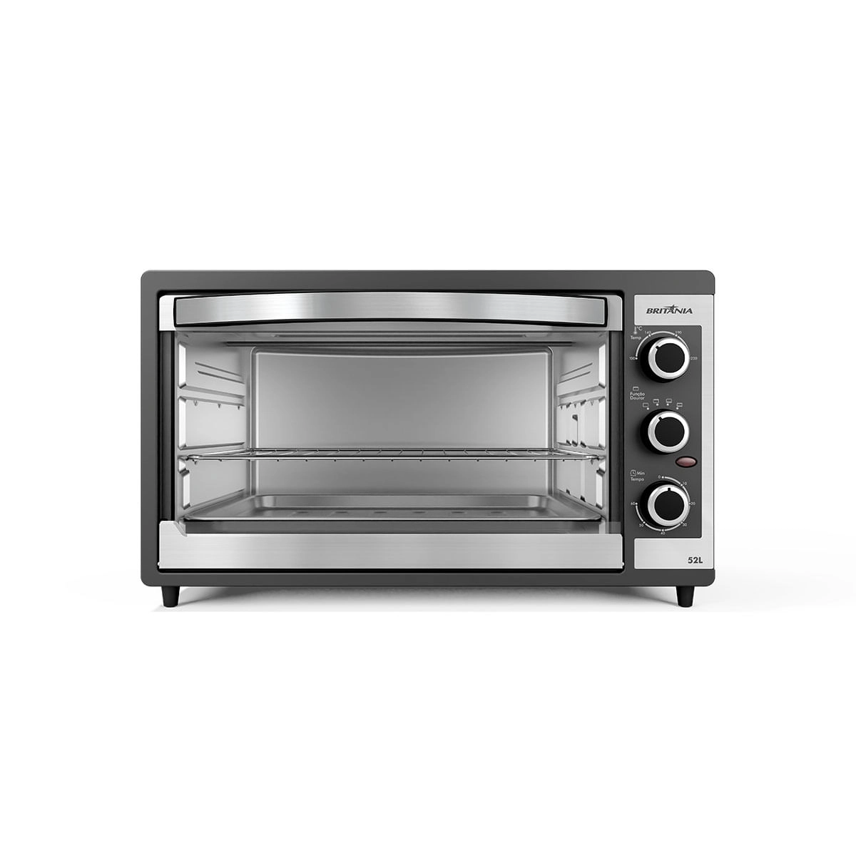 Forno Elétrico Britânia BFE55P Dupla resistência 52L 220V