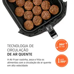 Fritadeira Sem Óleo Air Fryer 6 Litros AFN-60-BI Mondial