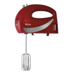 Batedeira Philco Paris Inox Vermelha 400W 220V