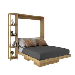 Cama Articulada Casal para Colchão 138 x 188 cm Multimóveis CR35034 Amendoa