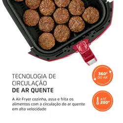 Fritadeira Sem Óleo Air Fryer 6 Litros AFN-60-RI Mondial