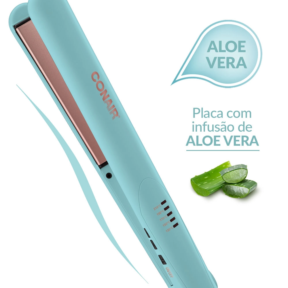 Prancha Conair Infusion – Aloe Vera | Bivolt