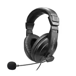 Headset C/ Microfone Flexível Noise Reduction Profissional Giant P2 - PH049 PH049