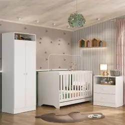 Quarto Infantil Completo Encanto Multimóveis Branco