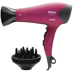 Secador de Cabelos Philco PH3700 Pink 2200W Rosa 220V