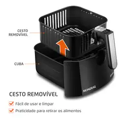 Fritadeira Air Fryer 5 Litros AFN-50-BI Mondial