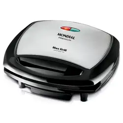 Max Grill Mondial G-07 GRILL-220V-PRETO/INOX