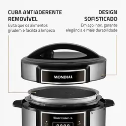 Panela de Pressão Elétrica Mondial Digital Master Cooker PE-40