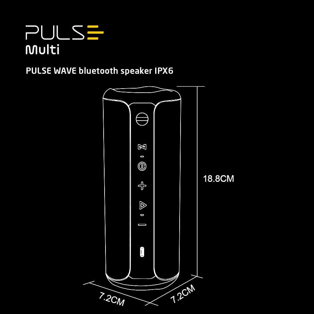 Caixa de Som Wave 3 20W Bluetooth Pulse - SP608 SP608