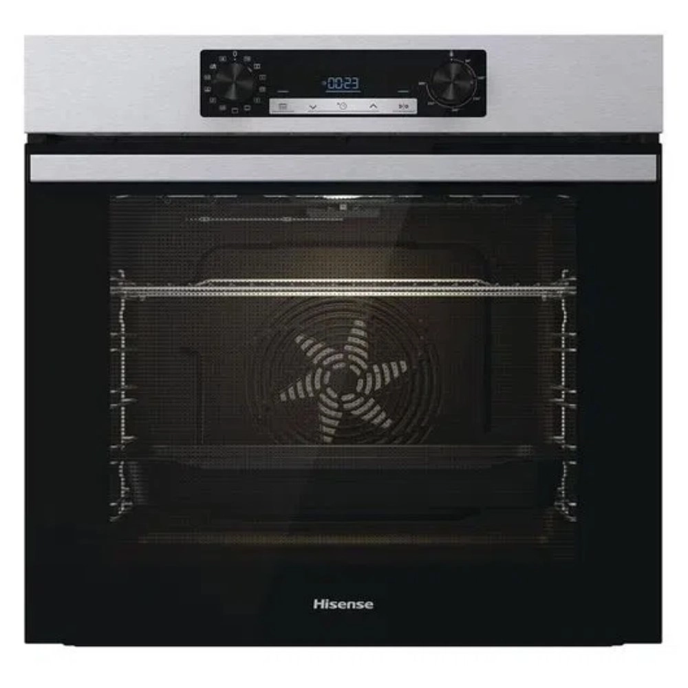 Forno De Embutir Elétrico Hisense BI64211AXBR 77L Com Convecção Self-Clean e Timer digital 220V