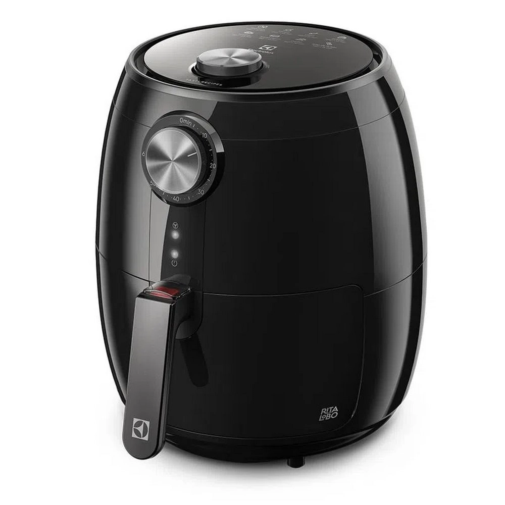 Fritadeira Eletrica Electrolux Air Fryer EAF15 3,2L Efficient Com Timer Preta 220V