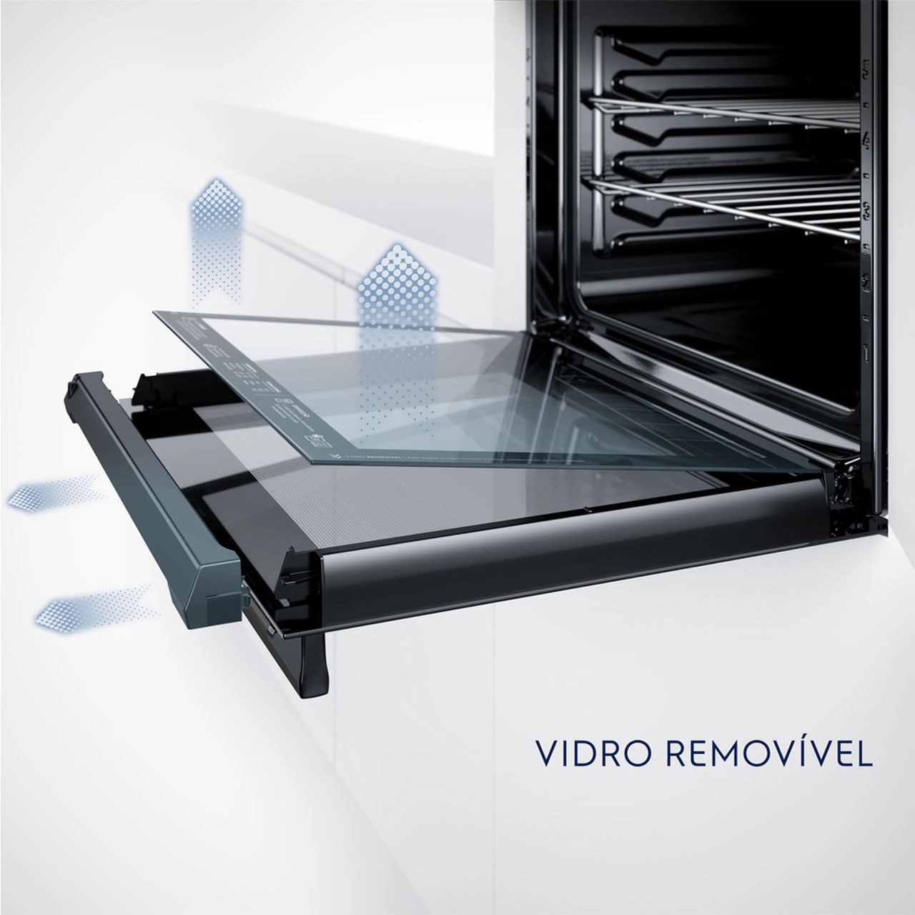 Forno de Embutir Elétrico Electrolux 80L Expert com VaporBake e Conectividade (OE8EW) 220V