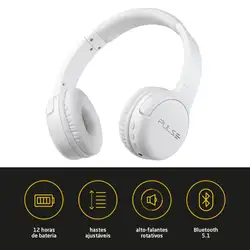 Headphone Bluetooth Flow Branco Pulse - PH394 PH394