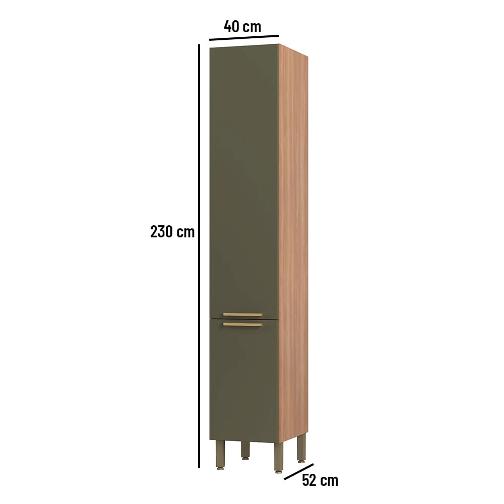 Paneleiro de Cozinha Sálvia 40cm 2 Portas  Telasul