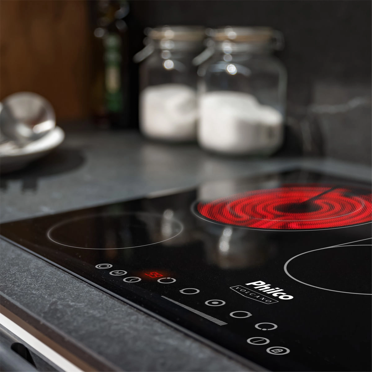 Cooktop Elétrico Philco 5 Queimadores Painel Touch PCT55VC 220V