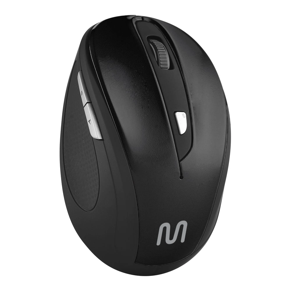 Mouse Multilaser Comfort 6 Botões Usb Preto - MO241 MO241