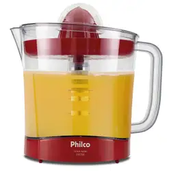 Espremedor de Frutas Philco PEF700V Vermelho 1,5L 70W 220V