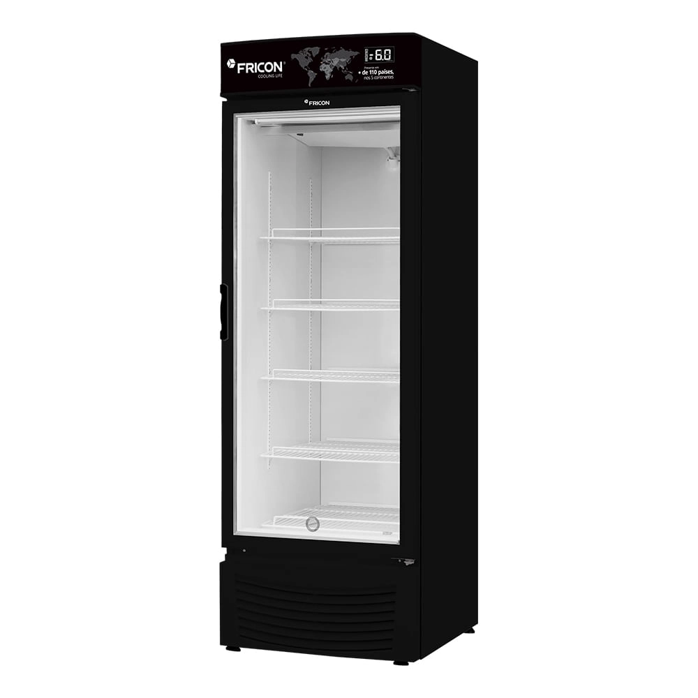 Cervejeira Porta de Vidro 433 Litros Fricon VCFC433V Preto 220V