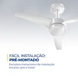 Ventilador de Teto Mondial Maxi Air Control VTE-02 VENTILADOR DE TETO-220V-BRANCO