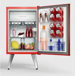 Frigobar Brastemp Retrô BRA08AV 76L com Porta Latas Vermelho 220V